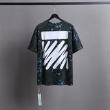 Off White T Shirts Tie-Dye Process Loose Men'S And Women'S Same Style Pure Cotton Short Sleeves