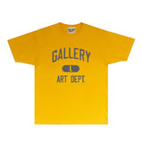 Gallery Dept T Shirt Retro Printed Loose Short-Sleeved Shirt