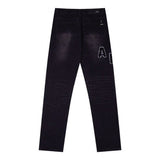 Amiri Jeans Straight Loose Letter Embroidery Casual