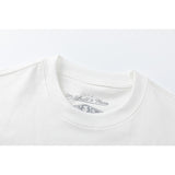 Travis Scott T Shirts x Mitchell x Ness Miami Hurricanes Hand-Drawn Short Sleeve