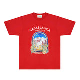 Casablanca T Shirts Fashion Print Street