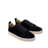 Louboutin-style red bottom shoes cl red bottom shoes genuine leather rivets trendy shoes fashion suede casual sneakers trendyy stylish men's shoes