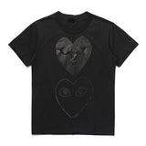CDG Be Kind T Shirt Cotton round Neck Love Short Sleeve T-shirt