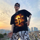 Marilyn Manson T Shirt Vintage Fogvtg Distressed Short Sleeve T-shirt