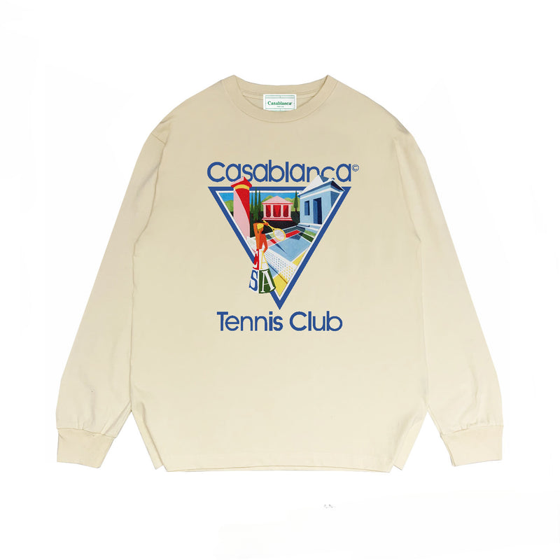 Casablanca Long sleeve T-shirt Printed loose T-shirt