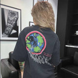 SAINT MICHAEL Vintage T Shirt Tour Limited FOG Earth Lizard Man Short Sleeve