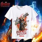 Marvel T Shirt Clothes Men's Marvel Movie Iron Man Short Sleeve T-shirt