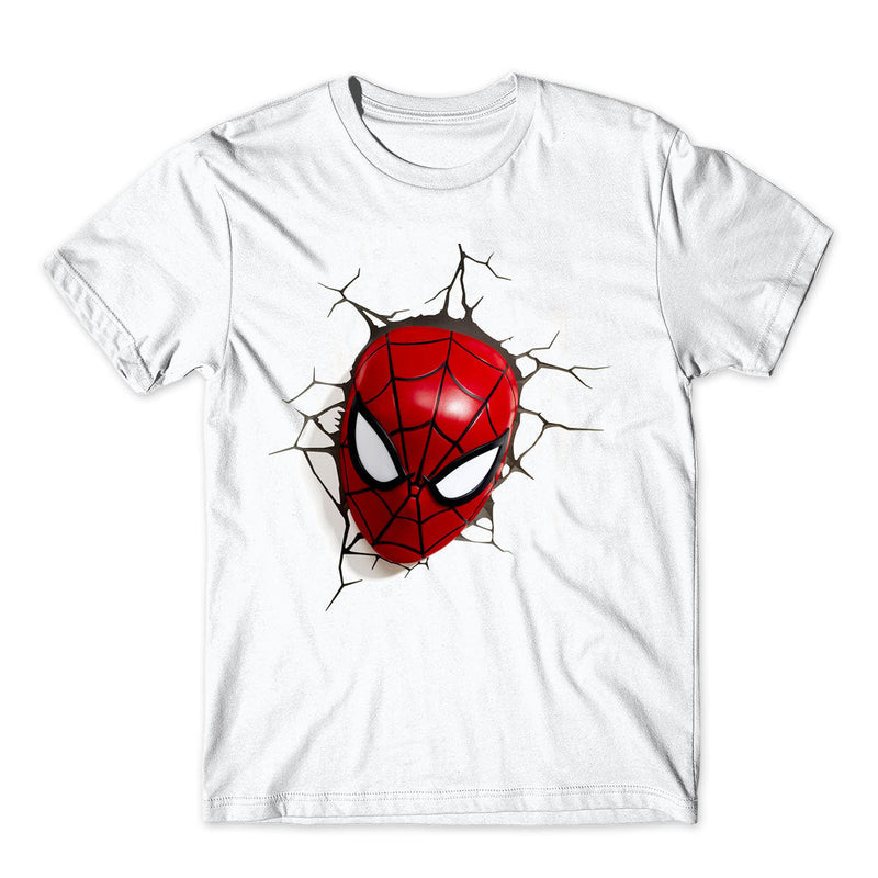 Marvel T Shirt Marvel Men's Summer Handsome Print Cotton T-shirt White