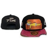 Trendy flat brimmed hat cartoon men and women neutral