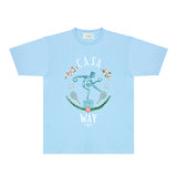 Casablanca T Shirts Fashion Print Street