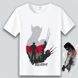 Marvel T Shirt Anime Clothes Captain America Iron Man Short Sleeve T-shirt