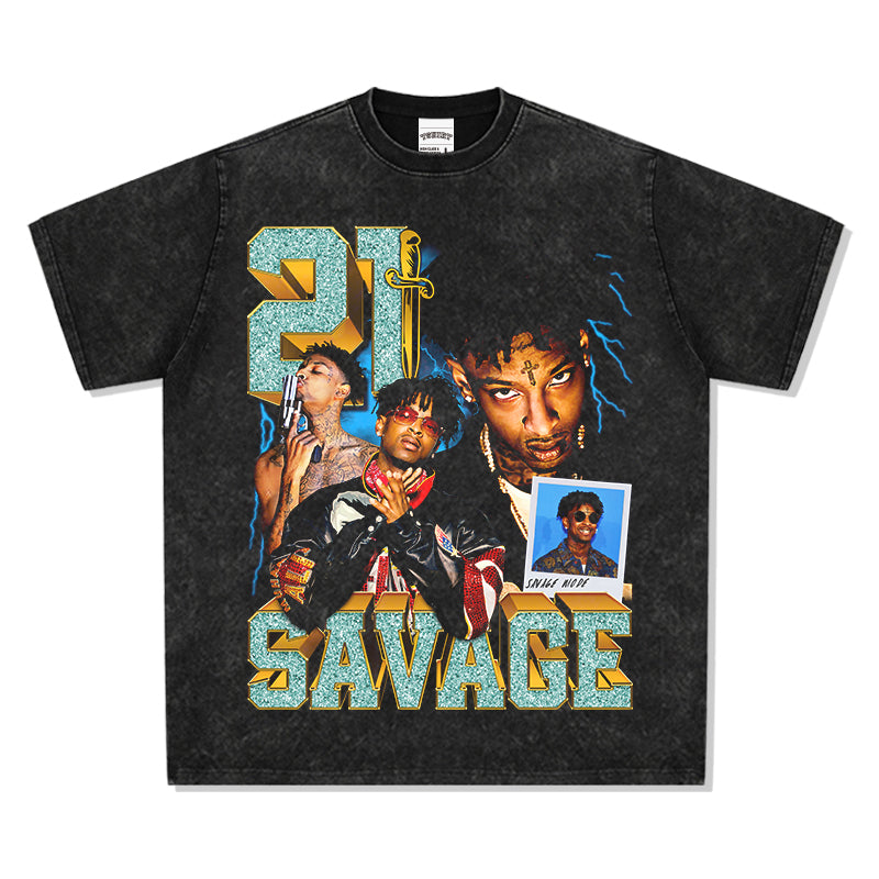 21 SAVAGE SHEYA BEN Abraham-Joseph T-Shirt