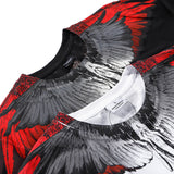 Marcelo Burlon T Shirt MB Wings Pattern Pure Cotton Men and Women Same Style