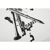 Unisex T-Shirts Saint Michael Fun Nail Print Casual Loose T-Shirt
