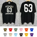 Rhude T Shirts Printed Trendy Pure Cotton