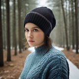 Women's Hat Autumn and Winter Warm Knitted Hat