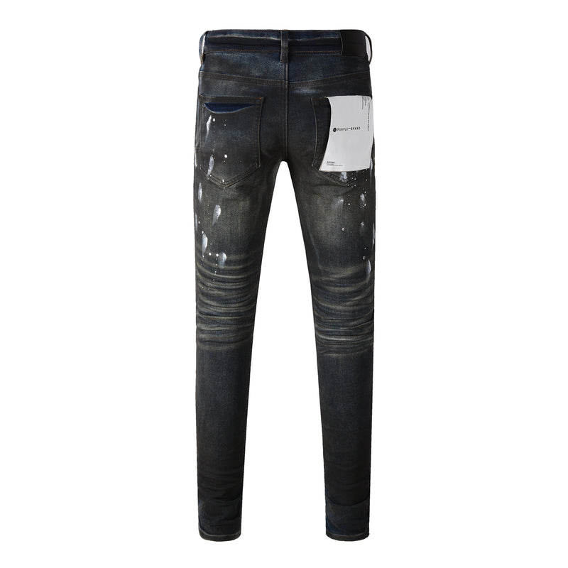 Purple Brand Jeans Pure Cotton High Street Trend #9036