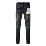 Purple Brand Jeans Pure Cotton High Street Trend #9036