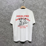 Amiri t shirts bull printing short sleeve