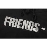 Vlone Hoodie Autumn and Winter Hot Silver Big V Letter