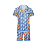 Casablanca Shirts And Shorts 2 Pieces Set Summer Loose