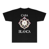 Casablanca T Shirts Fashion Print Street