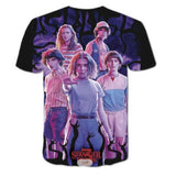 Stranger Things T Shirt Stranger Things3d Digital Printing Casual Short Sleeve T-shirt