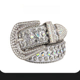 Hip-hop punk rhinestone belt punk style