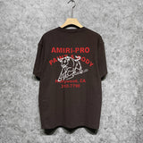 Amiri t shirts bull printing short sleeve