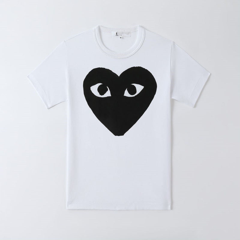 CDG Be Kind T Shirt Crew Neck Embroidery Love Smiley T-shirt