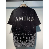 Amiri T Shirts Fashion Print Couple High Street