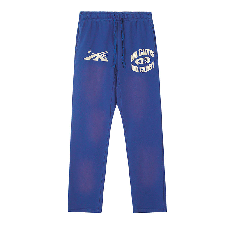 HS Pant Retro Printed Loose Autumn and winter