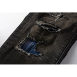 Purple Brand Jeans Pure Cotton High Street Trend #9080
