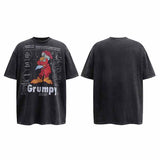 SAINT MICHAEL Vintage T Shirt Vintage Cartoon Print Short Sleeve
