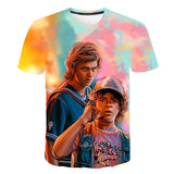 Stranger Things T Shirt 3D Printed Crew Neck T-shirt