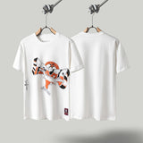 Travis Scott T Shirts x Mitchell x Ness Texas Longhorns Hand-Drawn collaboration short-sleeve