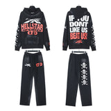 HS Hoodie And Pants Two-Piece Set