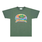 Casablanca T Shirts Fashion Print Street