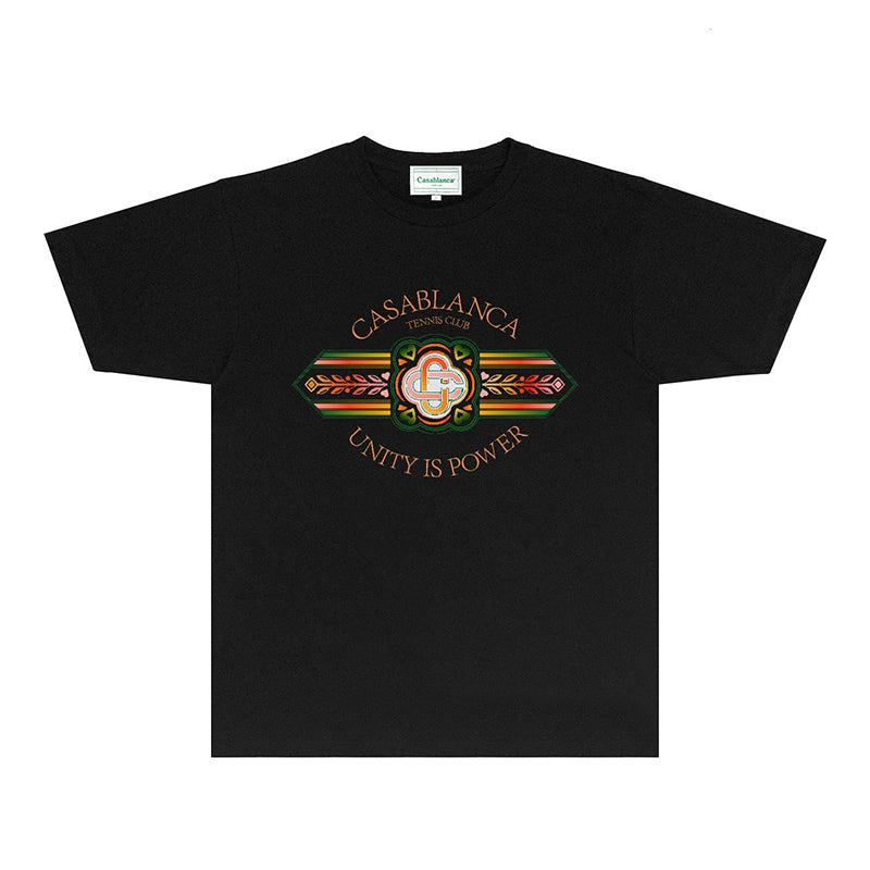 Casablanca T Shirts Fashion Print Street