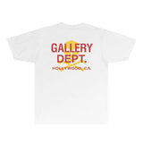 Gallery Dept T Shirt Retro Printed Loose Short-Sleeved Shirt