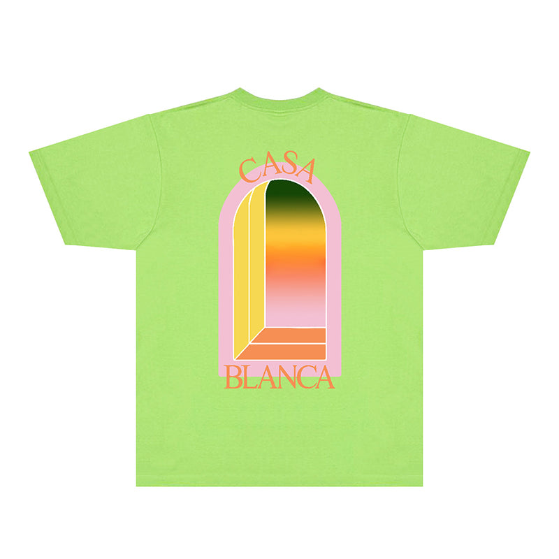 Casablanca T Shirts Fashion Print Street