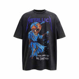 SAINT MICHAEL Vintage T Shirt Metallica James Alan Hetfield Short Sleeve