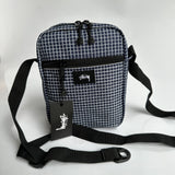 Mens Stussy Bag STUY Men's Plaid Vertical Shoulder Crossbody Bag