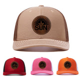 Trendy flat brimmed hat breathable for men and women