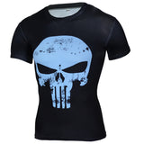Marvel T Shirt Marvel Short-Sleeved T-shirt Men's Fitness