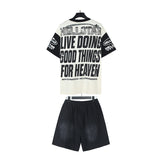 HS T-Shirt And Shorts Two-Piece Set