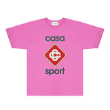 Casablanca T Shirts Fashion Print Street