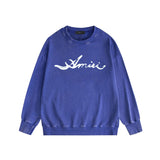 Amiri Distressed Sweatshirt Printed Trendy Pure Cotton