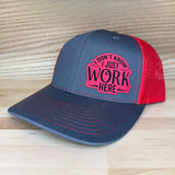 Trendy flat brimmed hat adjustable sunshade