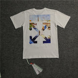 Caravaggio T-Shirts Ow Oil Painting Cotton T-shirt round Neck Short Sleeve